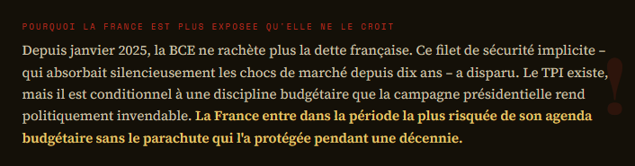 BCE dette française